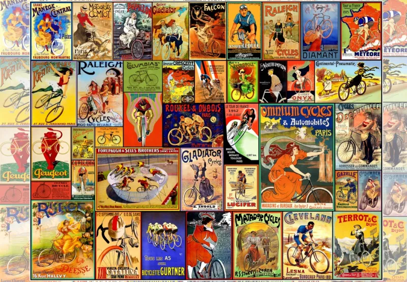Affiches Anciennes sur les Bicyclettes