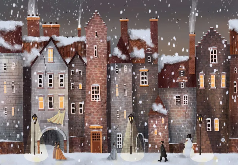 La Ville sous la Neige