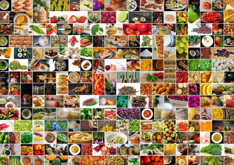 Collage - Couleurs dans la Cuisine
