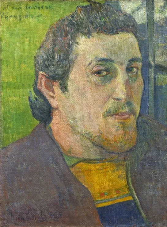 Paul Gauguin : Autoportrait Dédicacé à Carrière, 1888-1889