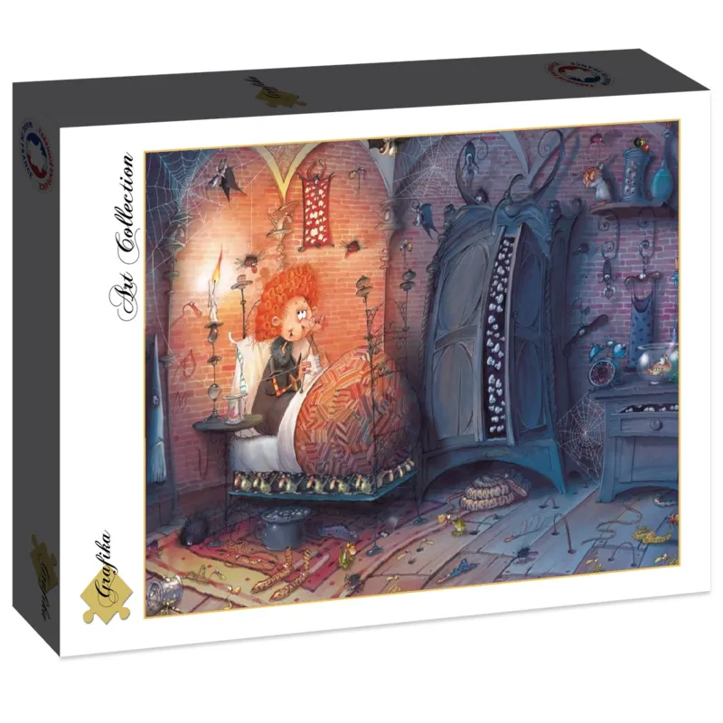 François Ruyer - Sorcière au Lit - La Nuit