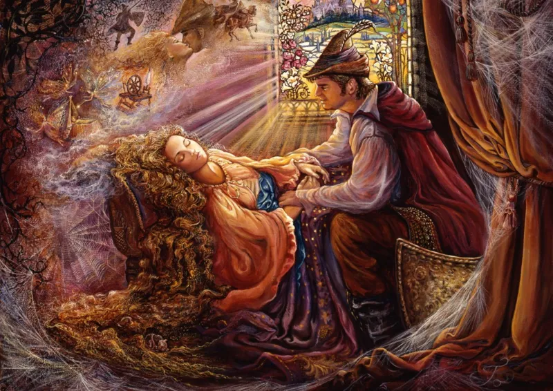 Josephine Wall - La Belle au Bois dormant