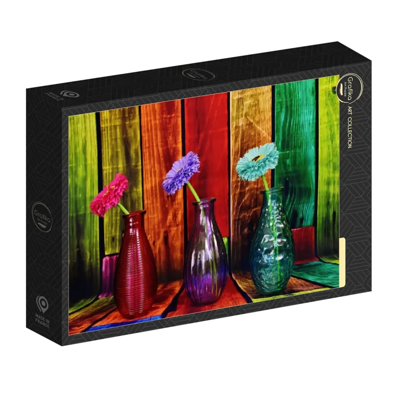 Vases Fleuris et Colorés