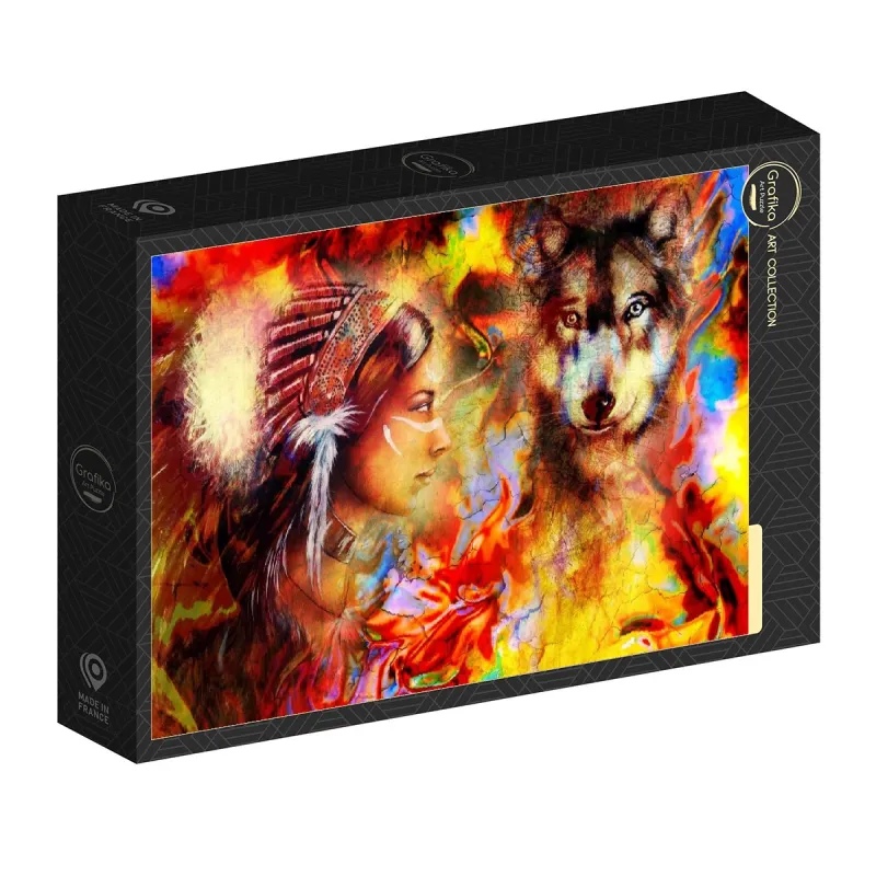 La Femme Indienne et le Loup