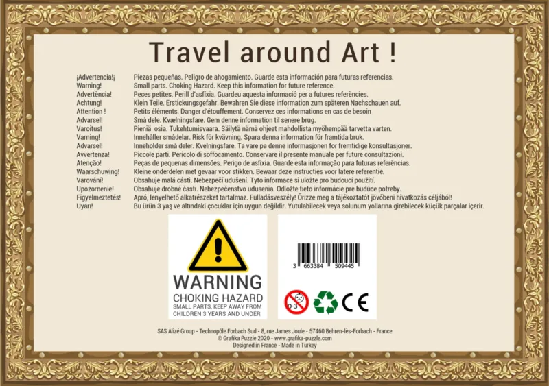 Plus Grand Puzzle du Monde - Travel around Art !