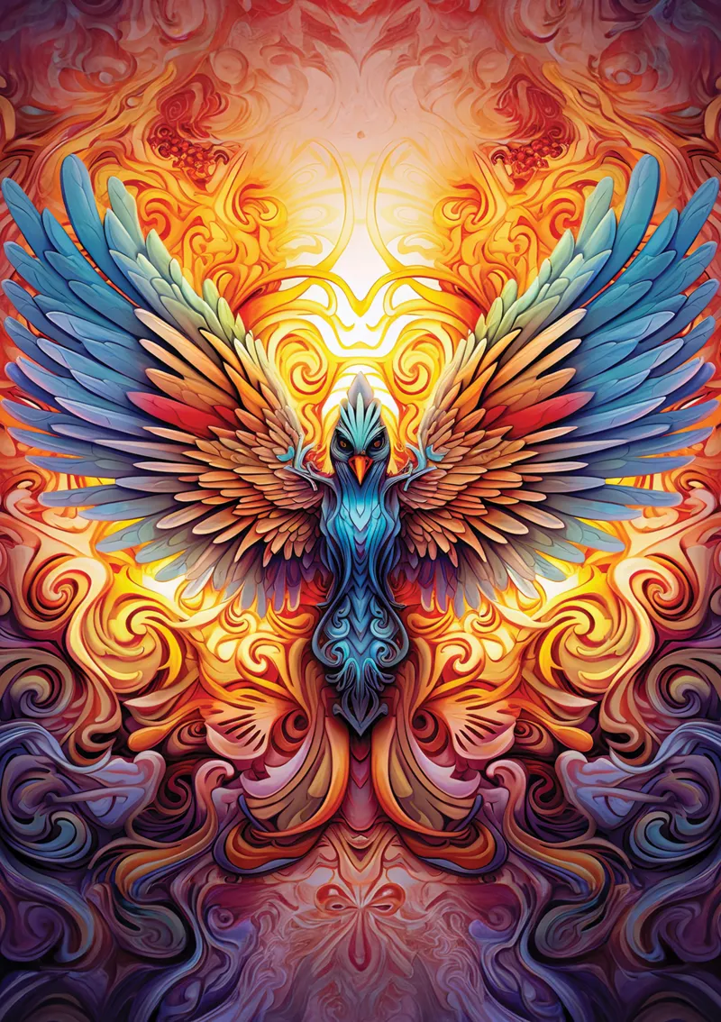 Phénix Coloré