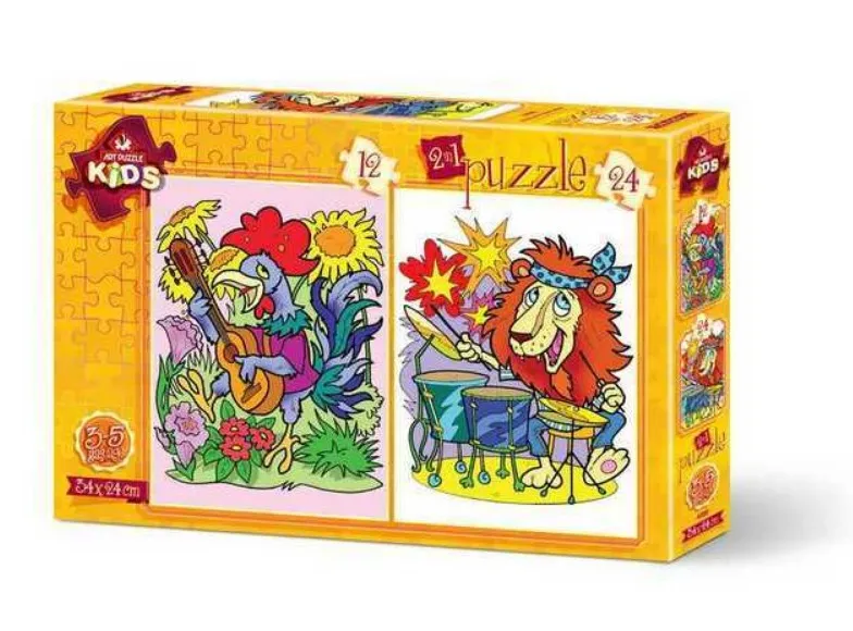 2 Puzzles - Les Animaux Musiciens