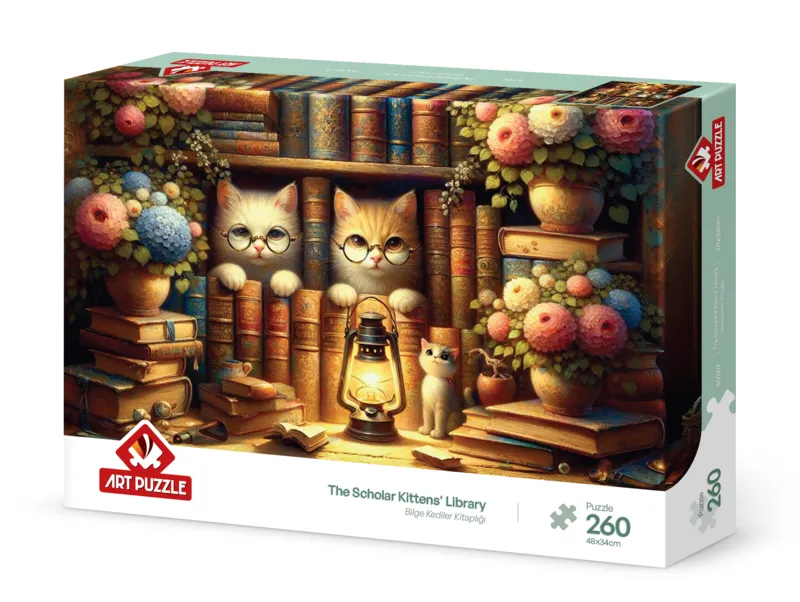 Pièces XXL - La Bibliothèque des Chatons Érudits