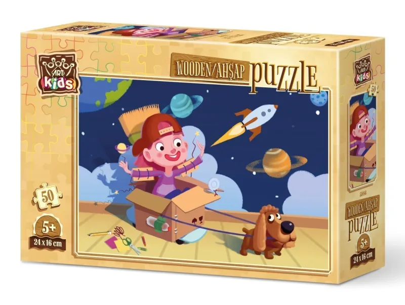 Puzzle en Bois - Mini Astronaute