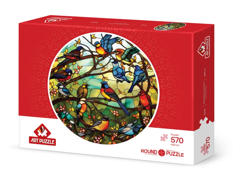 Puzzle Rond - Choeur de la Forêt de Vitrail