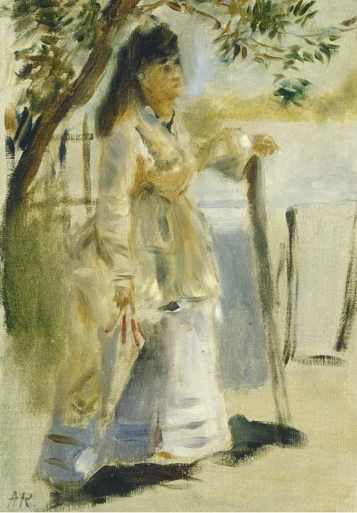Auguste Renoir : Femme à la Barrière, 1866