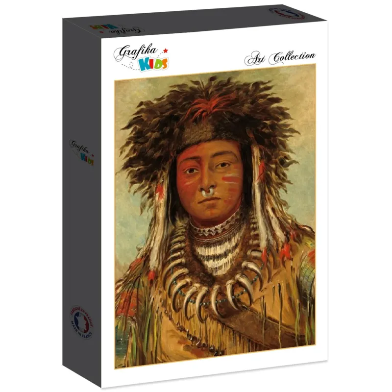 George Catlin : Chef Indien - Ojibbeway, 1843