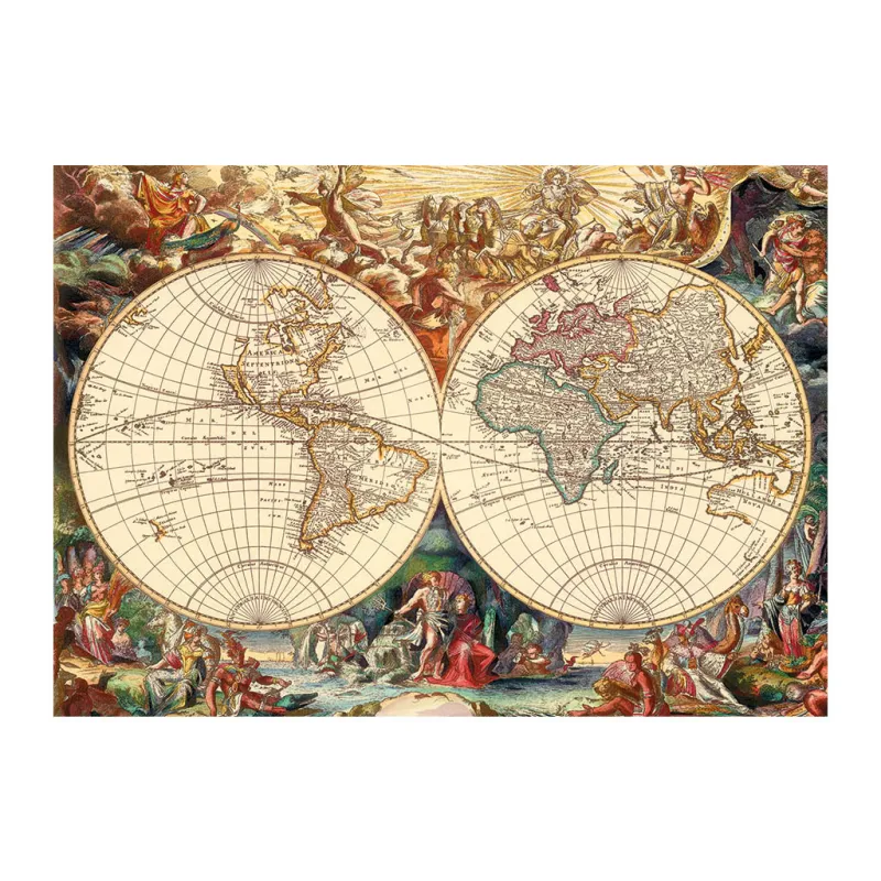 Vieille Carte du Monde