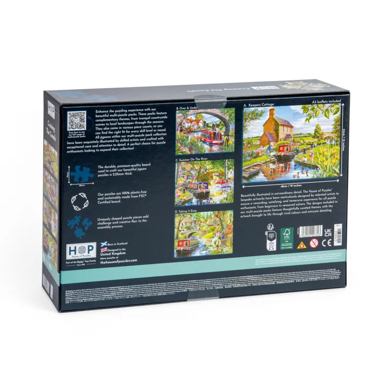 4 Puzzles - Croiser les Canaux