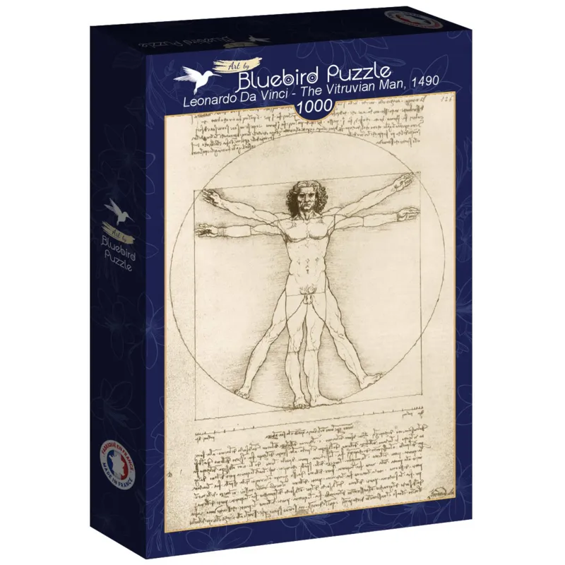Leonard De Vinci - The Vitruvian Man, 1490