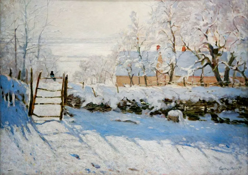 Claude Monet - The Magpie, 1869