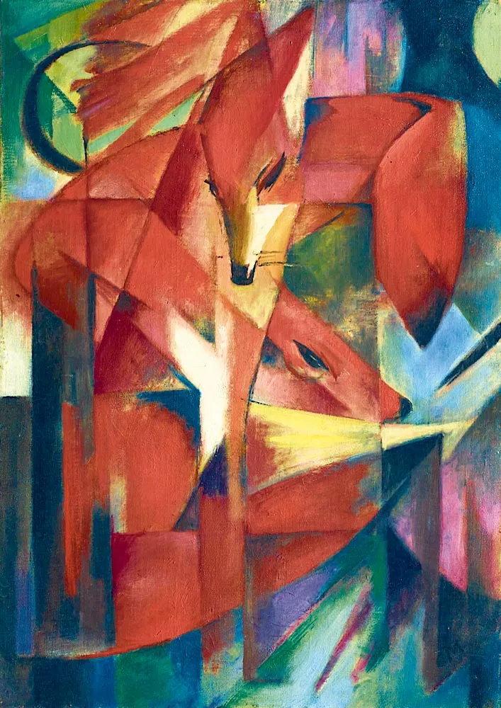 Franz Marc - The Foxes, 1913