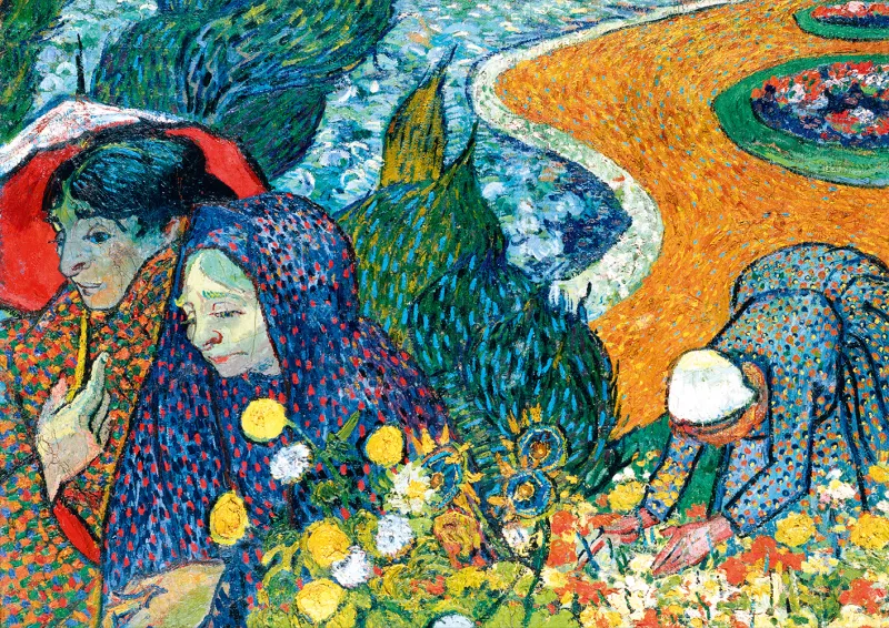 Vincent Van Gogh - Memory of the Garden at Etten (Ladies of Arles), 1888