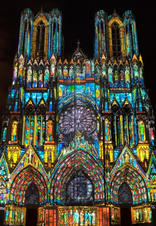 Cathédrale de Reims en Lumière