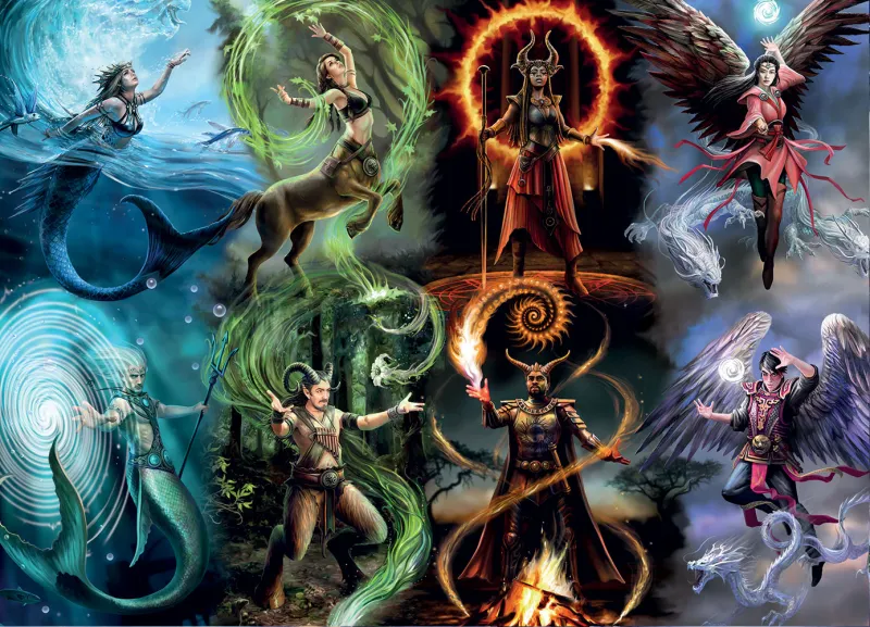 Anne Stokes - Elemental Magic