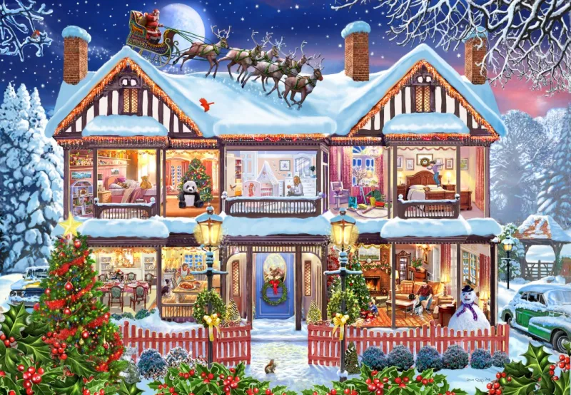 Maison à Noël