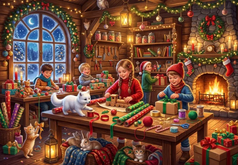 Les Préparatifs de Noël