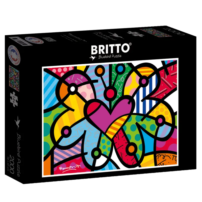 Romero Britto - Heart butterfly