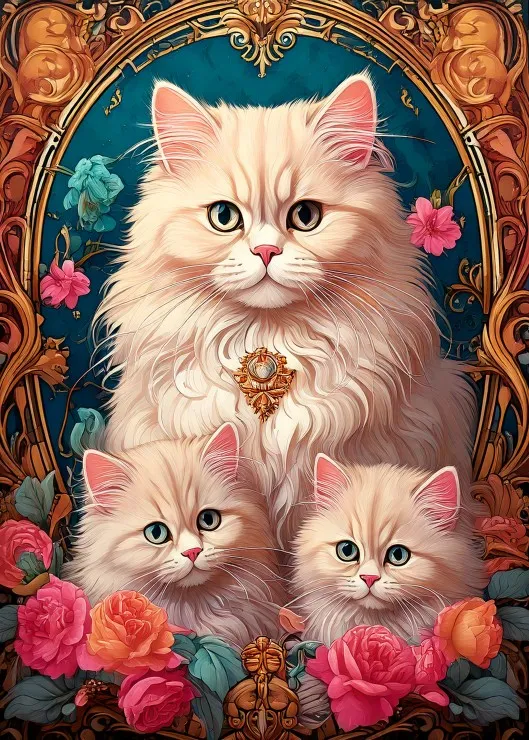 Trio de Chats