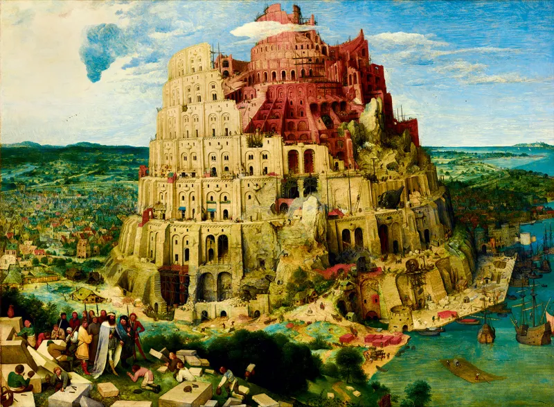 The Tower of Babel, 1563