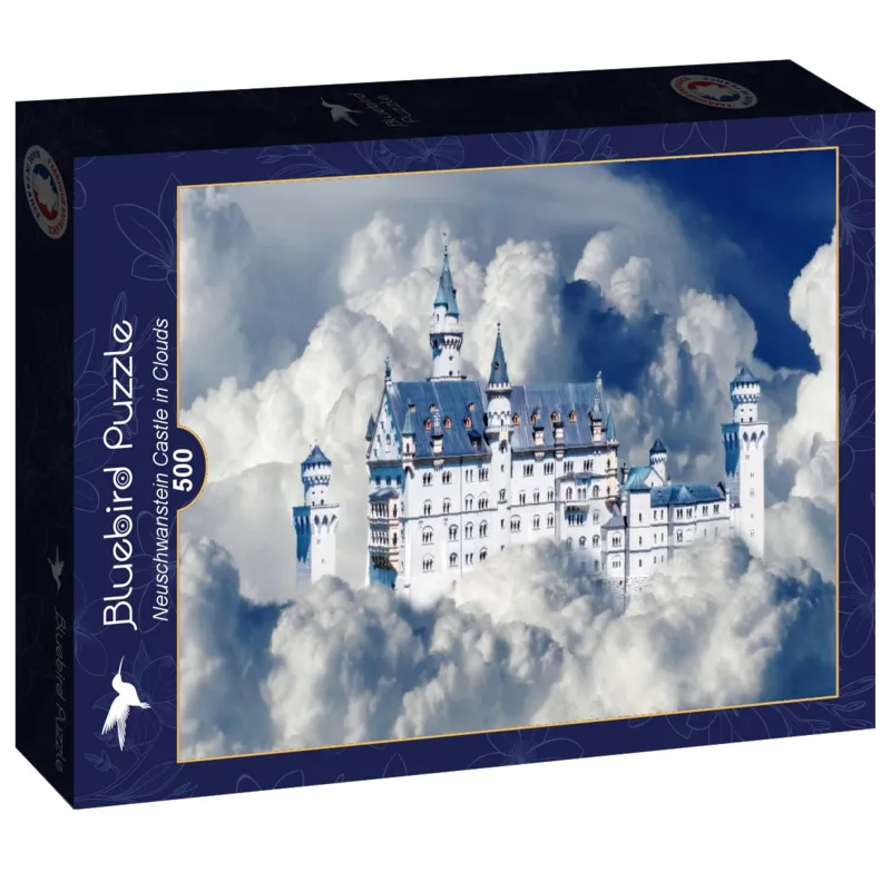 Neuschwanstein Castle in Clouds