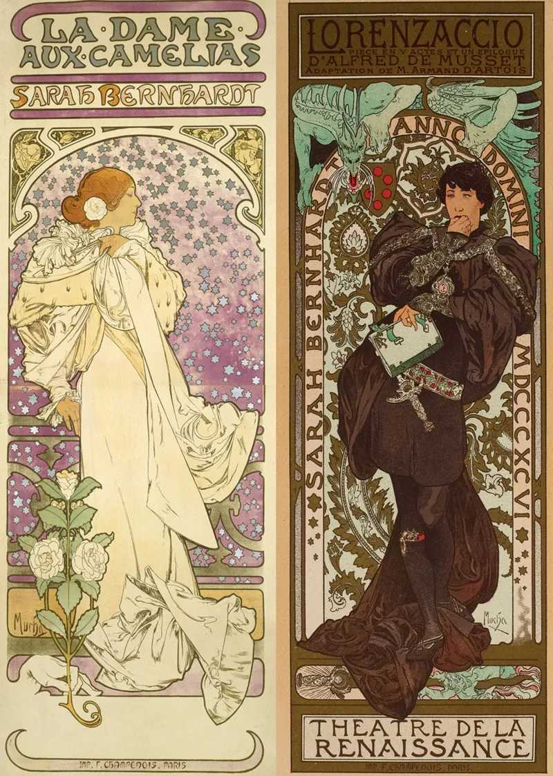 Alfons Mucha - Collage