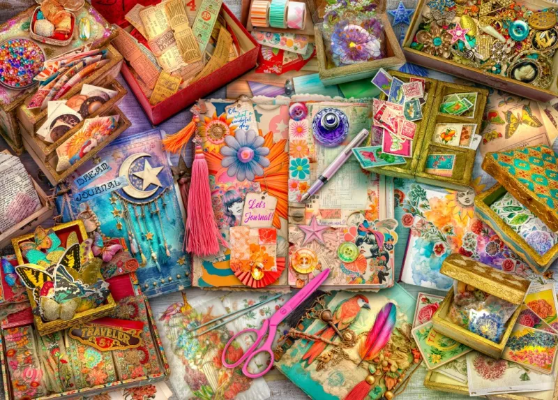 The Junk Journaler's Desk