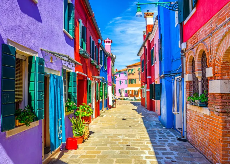 Maisons Colorées - Burano