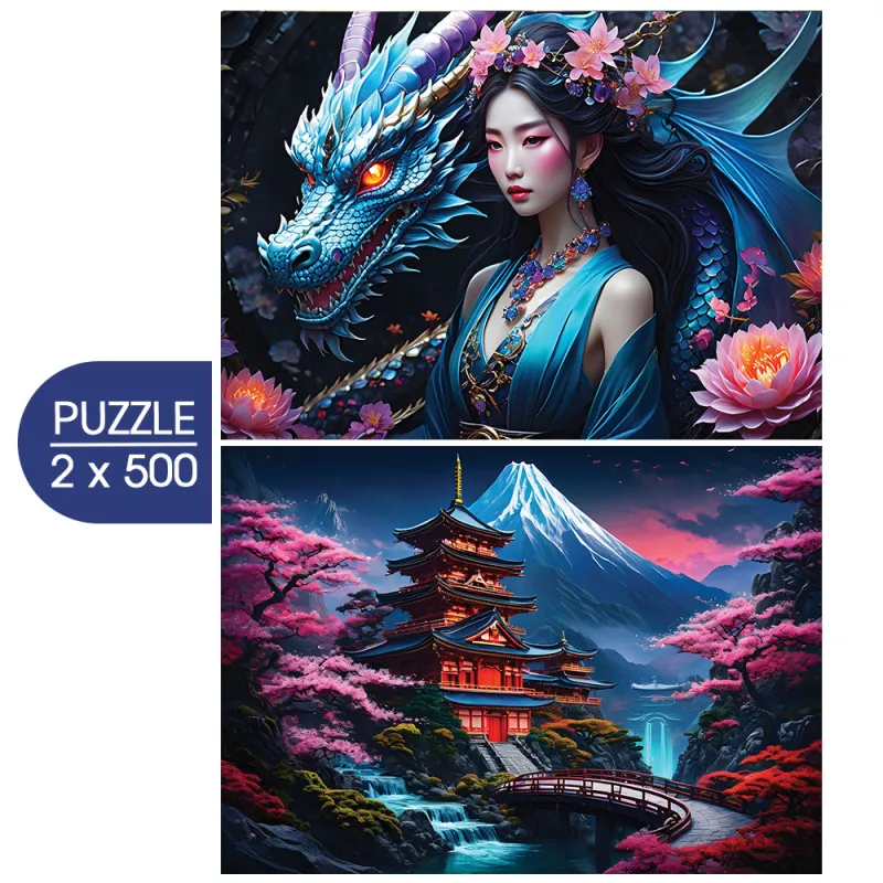2 Puzzles - Japan Spirit - Asia Collection