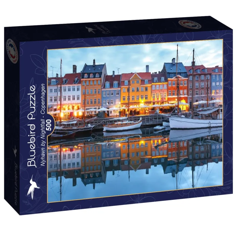 Nyhavn à la Tombée de la Nuit - Copenhague