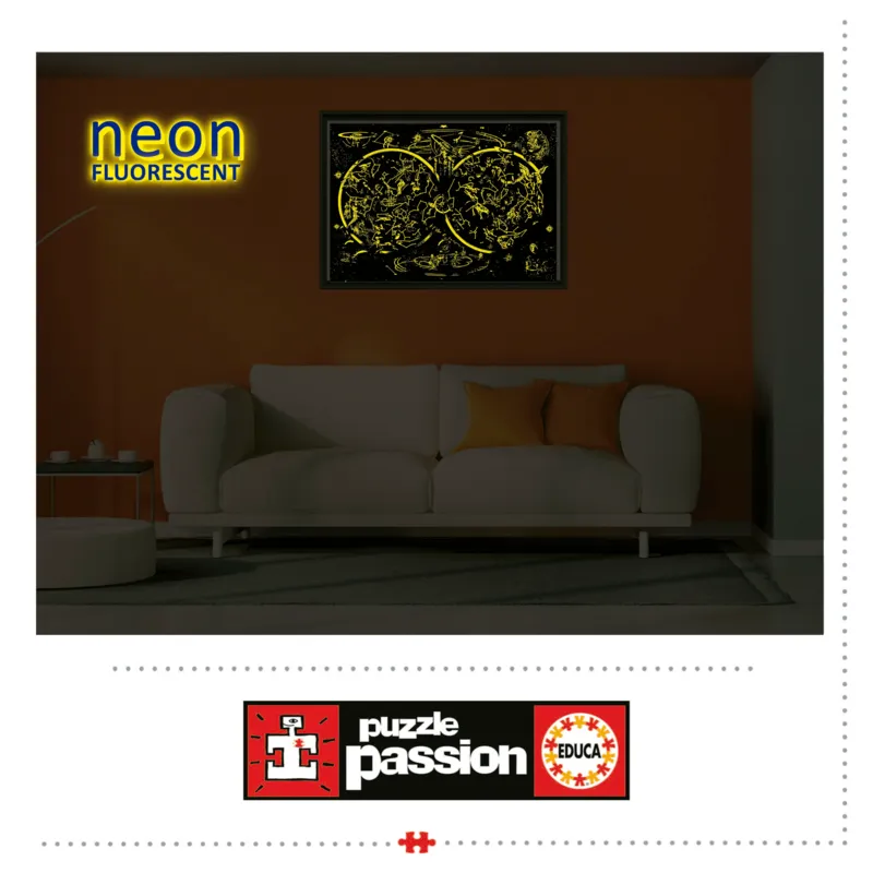Puzzle Néon - Constellations