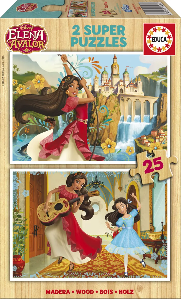 2 Puzzles en Bois - Elena d'Avalor