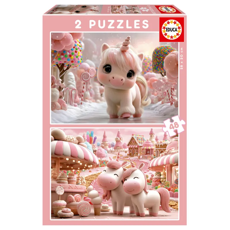 2 Puzzles - Licornes Sucrées