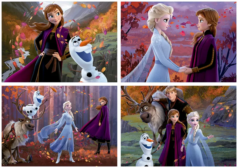 4 Puzzles Multi - La Reine des Neiges 2