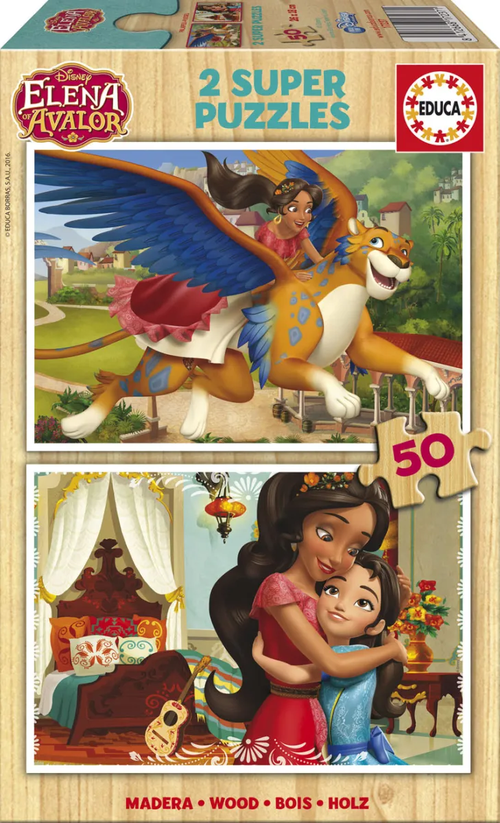 2 Puzzles en Bois - Elena d'Avalor