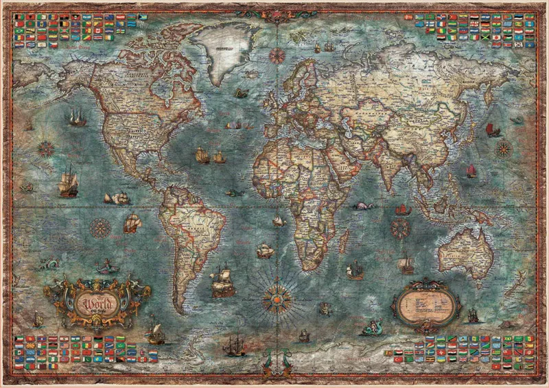 Mappemonde historique