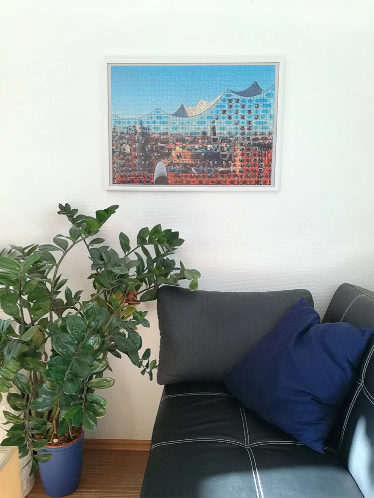 Hambourg dans le reflet de la Philharmonie de l'Elbe