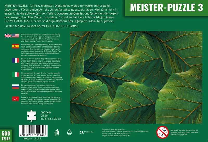 MEISTER-PUZZLE 3 : Feuilles