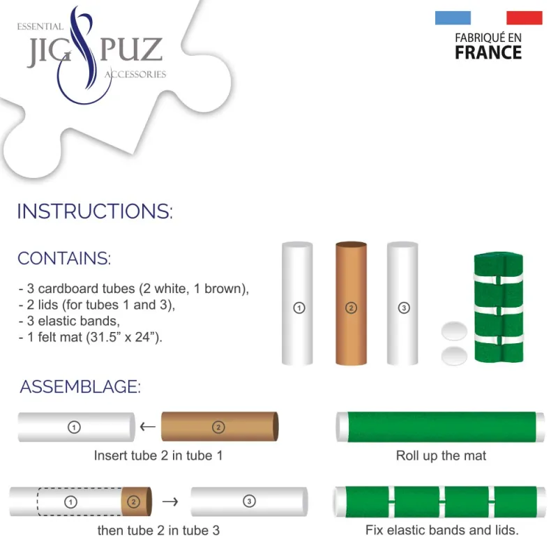 Tapis de Puzzles - 300 à 1000 pièces