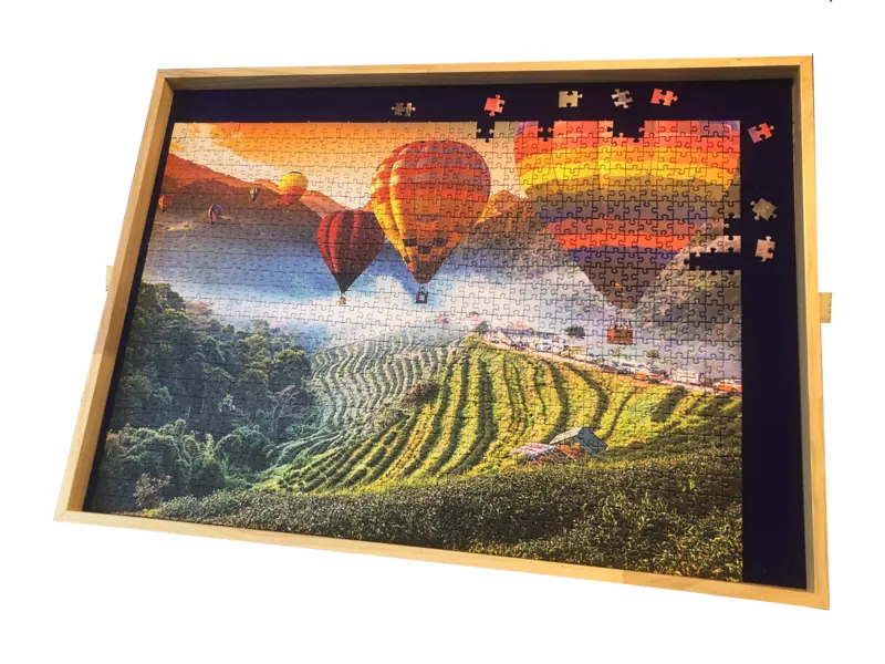 Luxe Puzzle Table - 100 à 1500 Pièces + 3 Plateaux de Tri