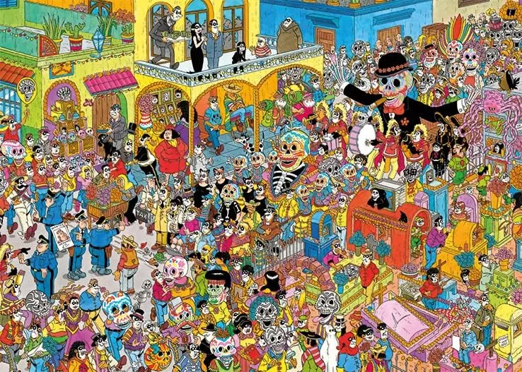 JAN VAN HAASTEREN - DIA DE LOS MUERTOS (1000 PIECES)