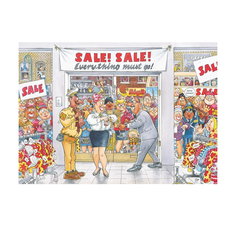 WASGIJ RETRO MYSTERY 7 EVERYTHING MUST GO! 1000PCS