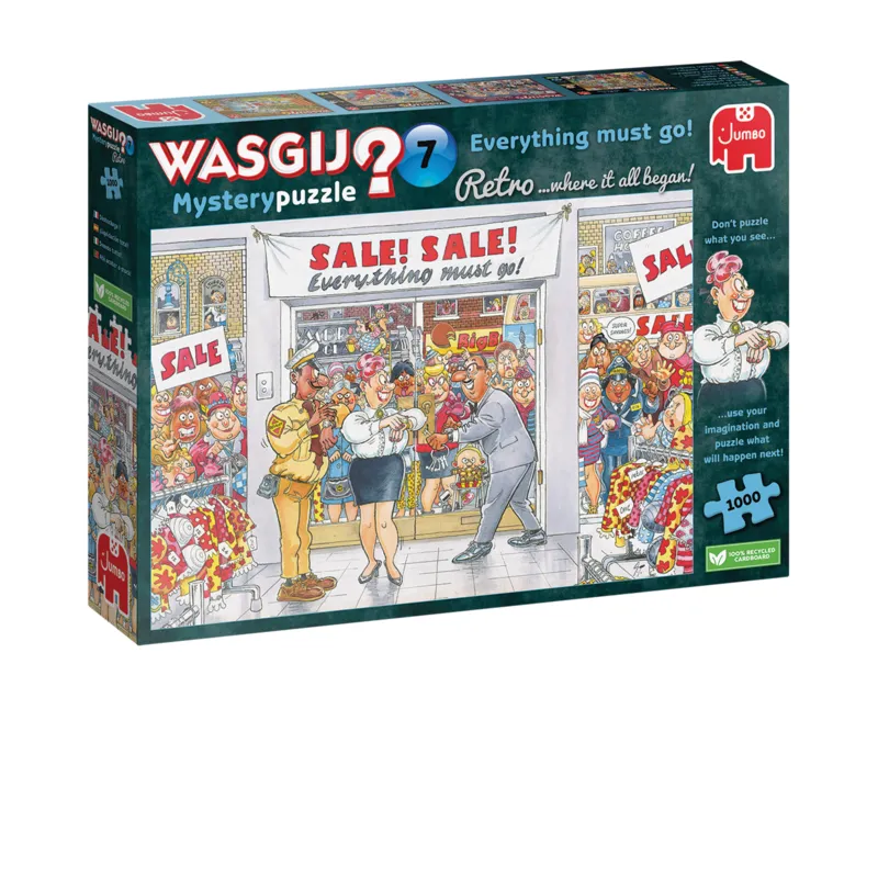 WASGIJ RETRO MYSTERY 7 EVERYTHING MUST GO! 1000PCS