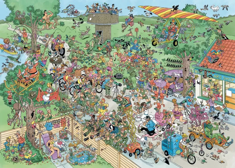 JAN VAN HAASTEREN - LE RECENSEMENT ANNUEL DES OISEAUX (1000 PIECES)