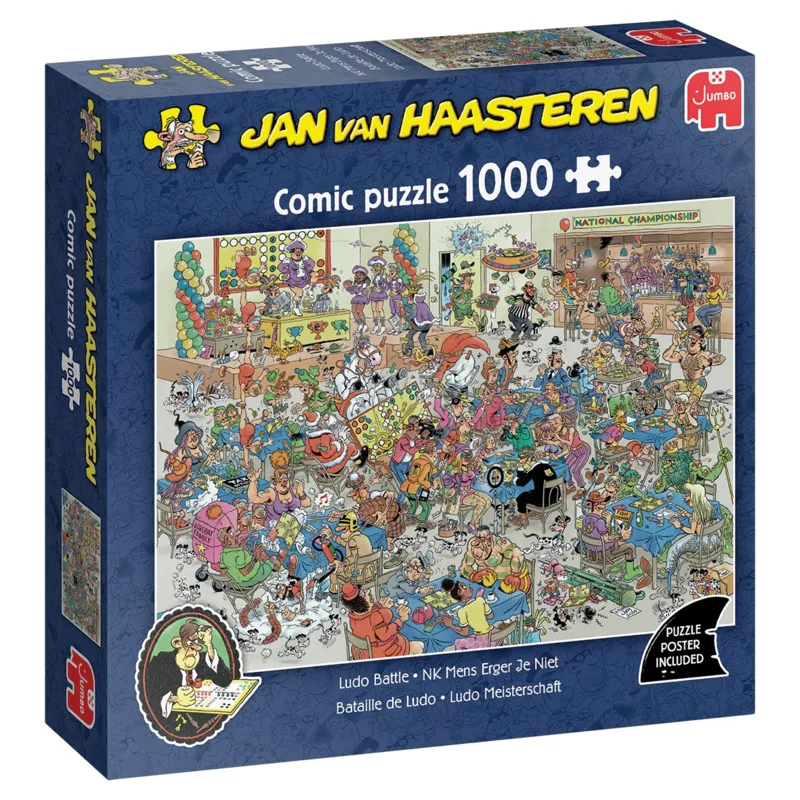 Jan van Haasteren - Bataille de Ludo (1000 pieces)
